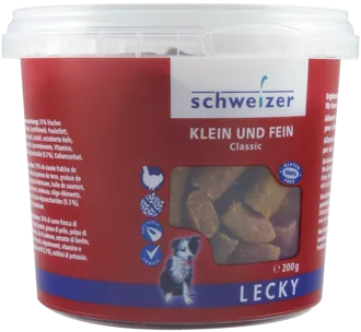 Lecky Klein & Fein Classic Hundesnack mit Poulet 200 g