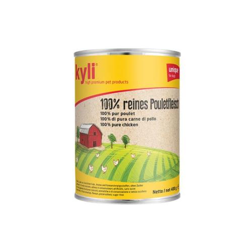 kyli 100 % Pouletfleisch Nassfutter für Hunde 800 g