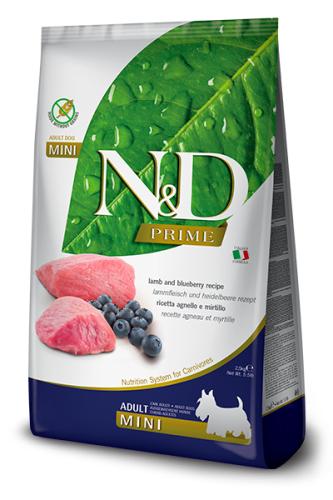 Farmina N&D Prime Canine Lamm & Heidelbeere Adult Mini 800 g