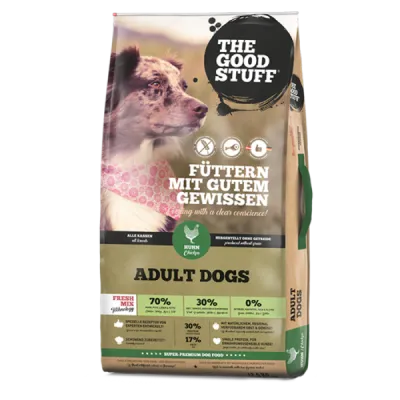 THE GOODSTUFF Adult Huhn Hundetrockenfutter getreidefrei 12,5 kg