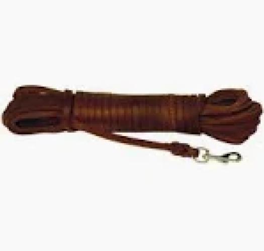 schleppleine-fettleder-10mm-x-10m-dunkelbraun-bolzenhaken-60mm-43688