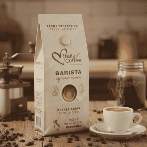 1 KG Barista Crema Café en grains Premium Italian Coffee