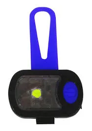 swisspet Flasher 4x3cm/H=1cm blau, mit USB-Aufladekabel
