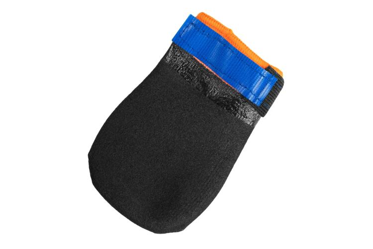 Non-stop Dogwear Protector Bootie Hundeschuhe Schwarz/Orange XS 4er-Pack