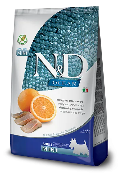 Farmina N&D Ocean Herring & Orange Adult Mini 800g