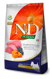 Farmina N&D Pumpkin Lamb & Blueberry Adult Mini 7kg