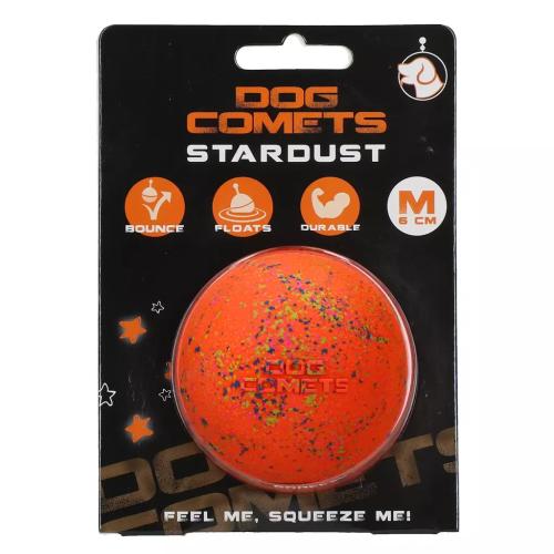 Dog Comets Stardust Orange M Hundespielzeug aus Naturkautschuk