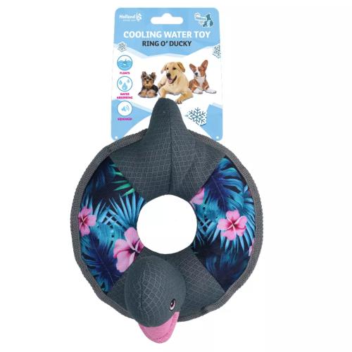 CoolPets Ring O' Ducky Flower Schwimmendes Hundespielzeug
