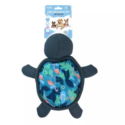 CoolPets Turtle's Up Flamingo Schwimmendes Hundespielzeug