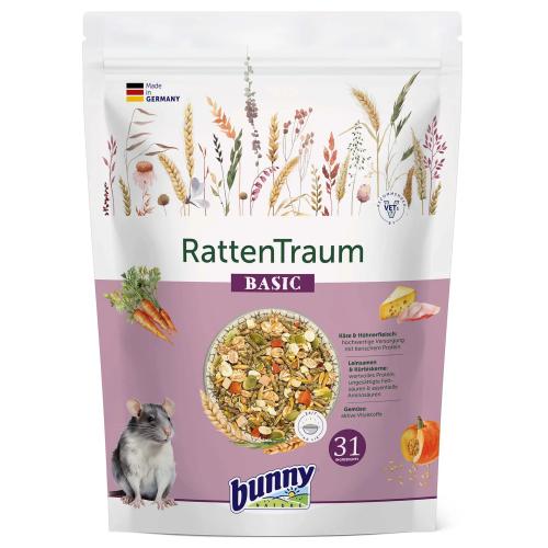 Bunny RattenTraum BASIC 500g, Alleinfutter für Ratten
