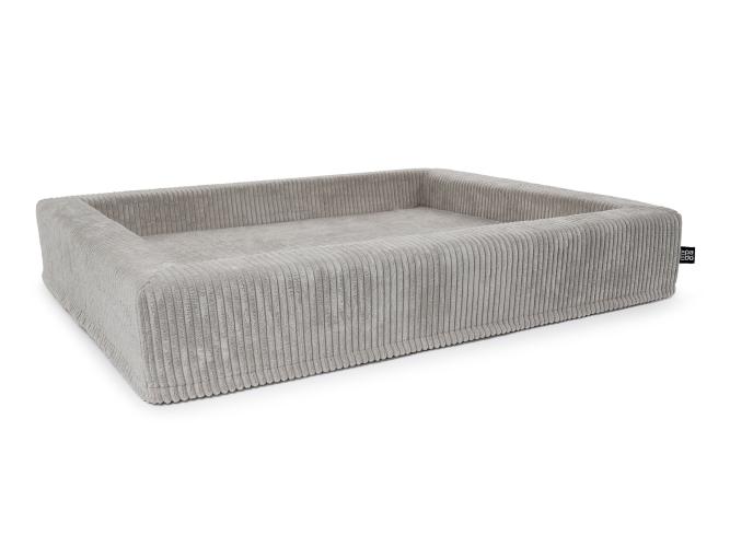 Pads for all Hundebett Harko Cord Visco Silber S=80*60