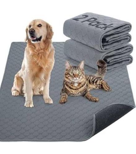 Nobby Hygiene Pads Wash Grau L 85 × 51 cm waschbare Hundeunterlage