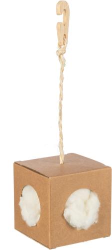 TRIXIE Box mit Nistmaterial Kapok 9 × 9 × 9 cm, 6 g