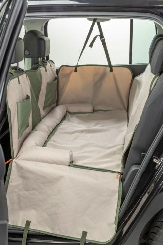 TRIXIE Auto-Schondecke mit Wendedecke 1,61 × 2,10 m Olivgrün/Beige