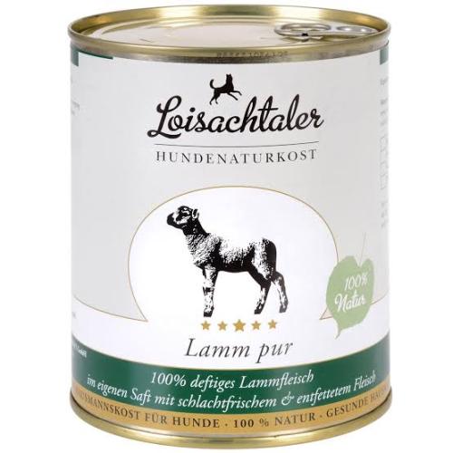 Loisachtaler Lamm Pur Hundenassfutter mit 100 % Lamm 400 g