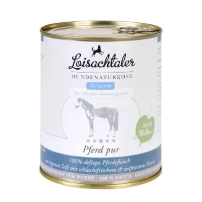 Loisachtaler Pferd Pur Hundenassfutter mit 100 % Pferd 400 g
