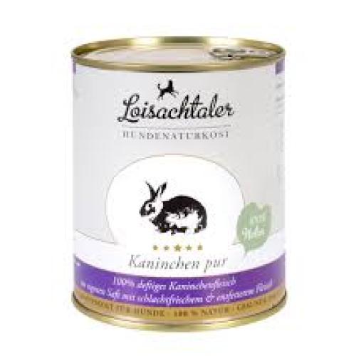 Loisachtaler Kaninchen Pur 400 g – Einzelfuttermittel für Hunde