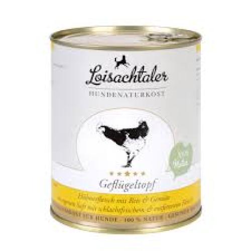 Loisachtaler Geflügeltopf 400 g – Ergänzungsfutter mit Huhn