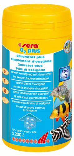 Sera O2 plus Sauerstoffzusatz für Aquarien 250 ml (260 g)
