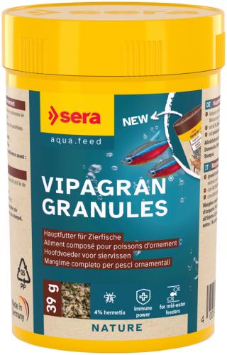 Sera Vipagran Nature Softgranulat für Zierfische 100 ml