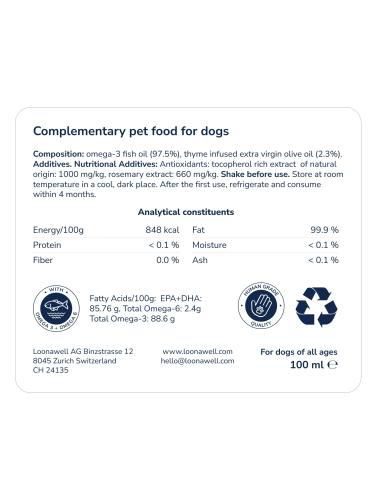 MegaLoona, Nahrungsergänzungsmittel für Hunde 100ml