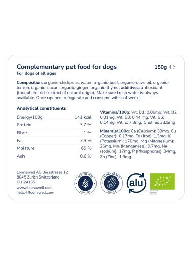 Beef & Bacon Bio-Paté
