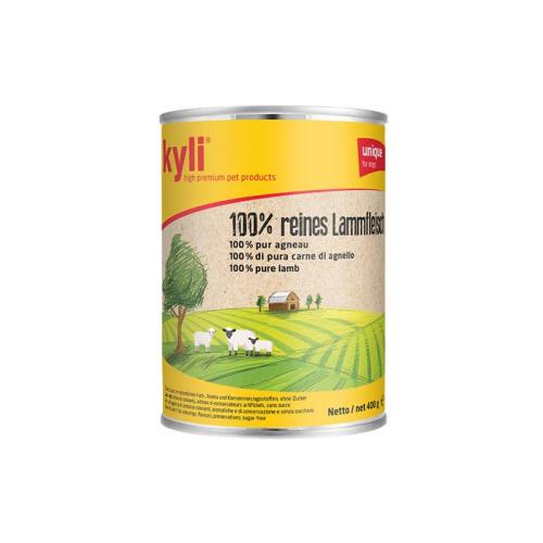 kyli 100 % Lammfleisch Nassfutter für Hunde 400 g Dose