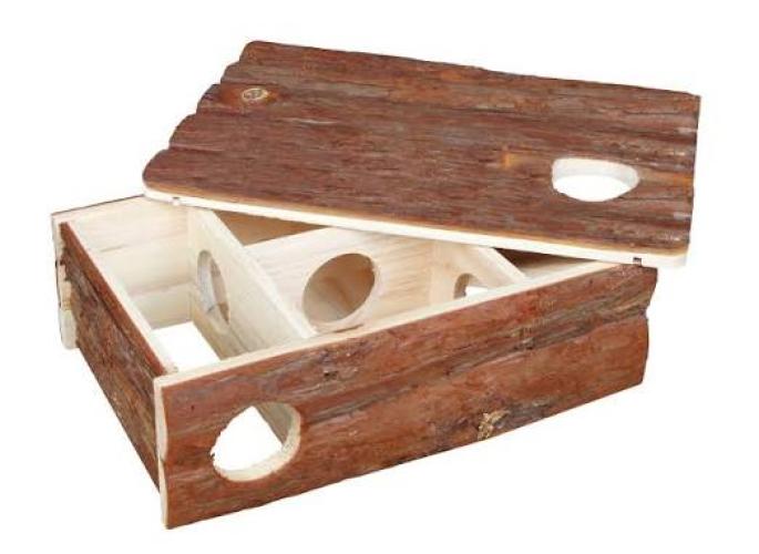 TRIXIE Natural Living Leif Spiel- & Schlafhaus für Hamster 35 cm