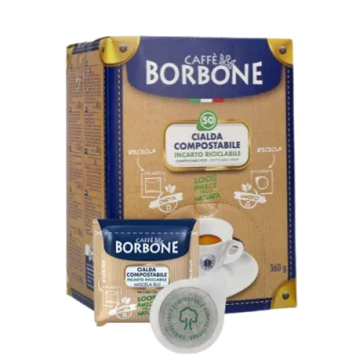 50 pastiglie BLU BORBONE PADS ESE 44mm