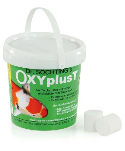 Hobby Oxy Plus T Sauerstofftabletten für Gartenteiche 1 kg, 25 Stk.