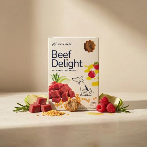 Loonawell Beef Delight – traditionell gebackene Bio-Snacks