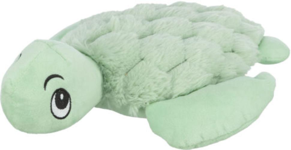 Trixie Schildkröte Plüschspielzeug für Hunde 27 cm grün