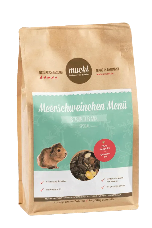 mucki Meerschweinchen Struktur 1,5 kg, Menü
