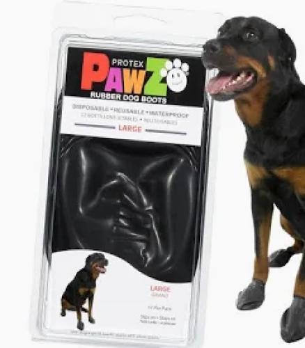 Hundeschuhe - wasserdichter Pfotenschutz in SCHWARZ X Large