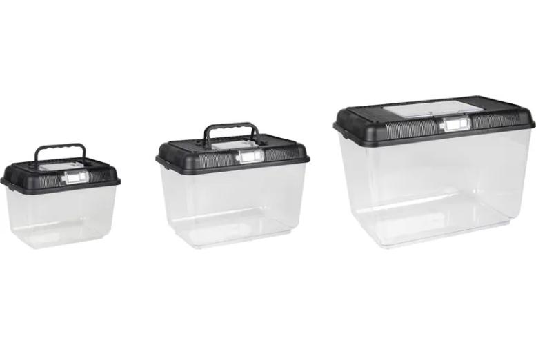 Flamingo Aquarium Goldie Schwarz 7,5 l Transportbehälter
