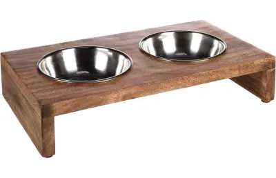 Flamingo Duo Dinner Ständer Kato mit 2 Edelstahlnäpfen 2 × 350 ml