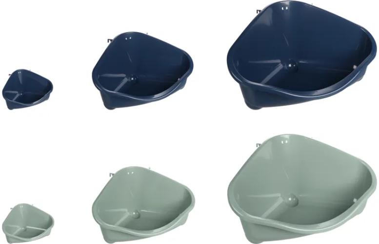 Flamingo Nagetiertoilette Kapi Eckmodell Mehrere Farben 35,5 × 24,5 × 18,5 cm