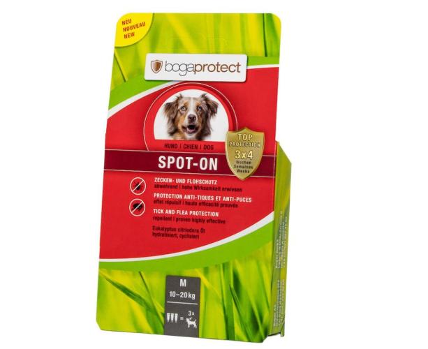 bogaprotect Spot-On Hund M 3 × 2,2 ml Zecken- & Flohschutz