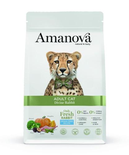 Amanova Adult Grain Free Kaninchen 4 kg Katzen-Trockenfutter