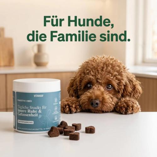 Vitawoof Pawsitive Vibes Hundesnack 180 g ca. 60 Stück