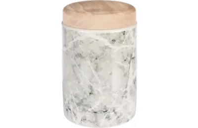 Flamingo Snack Box Marmi mit Deckel Hellgrau 1,3 l Keramik