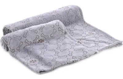 Flamingo Decke Marva Rechteck Grau 100 × 150 cm Fleece