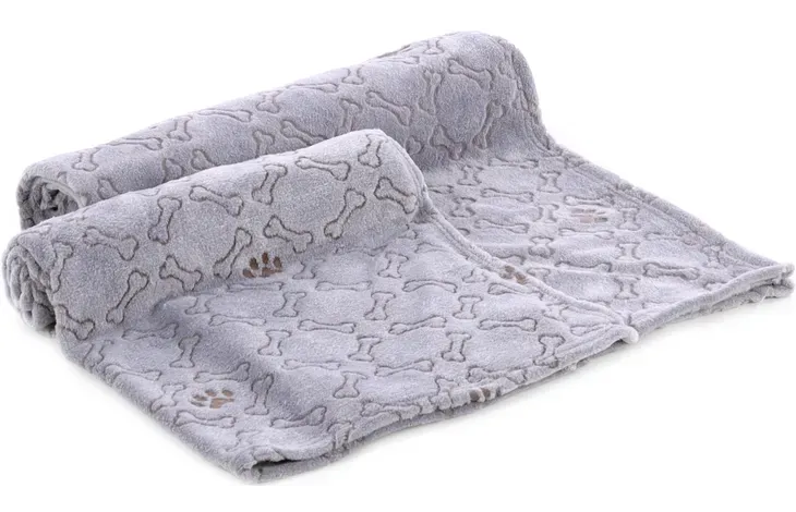 Flamingo Decke Marva Rechteck Grau 100 × 150 cm Fleece