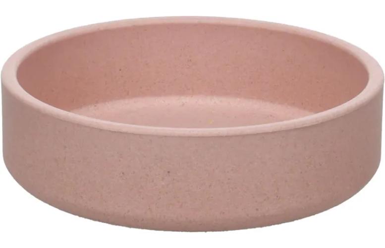 Flamingo Futter- und Trinknapf Kaunis Rund Rosa 250 ml Bambus