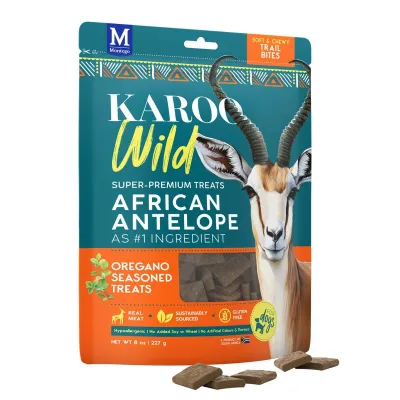 Karoo Wild Oregano Trail Bites Antilope Snack für Hunde 113g