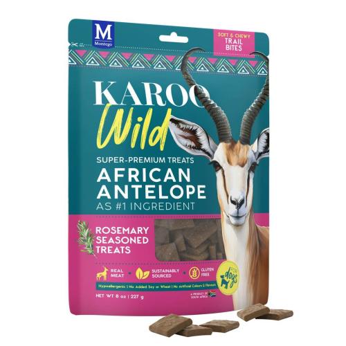 Karoo Wild Rosemary Trail Bites Antilope Ergänzungssnack für Hunde 113g
