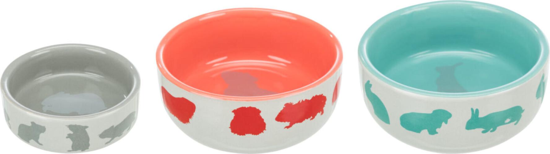 Trixie Keramiknapf mit Hamster-Motiv 80 ml Ø 8 cm