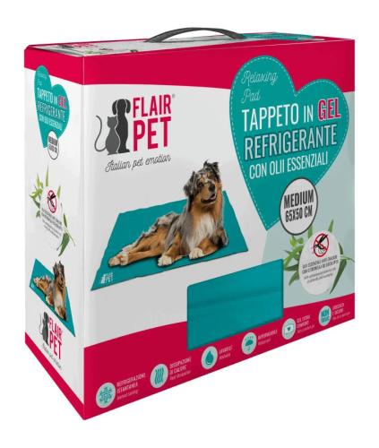 Flair Pet Kühlmatte für Hunde Türkis S 50 × 40 cm