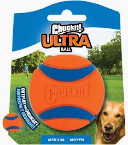Chuckit! Ultra Ball M Apportierball aus Naturkautschuk Ø 6 cm