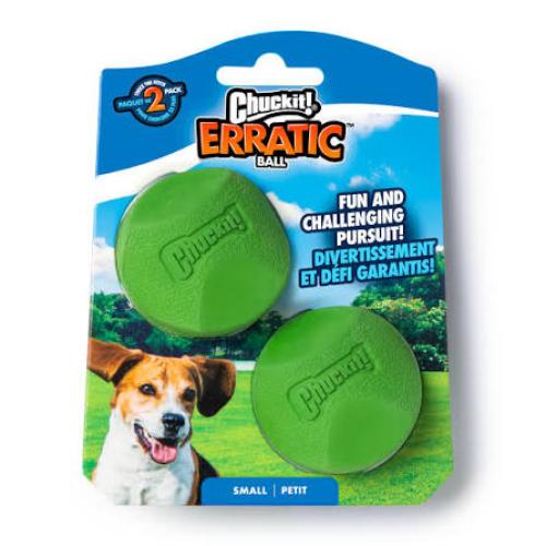Chuckit! Erratic Ball S 2er-Pack Apportierbälle Ø 5 cm